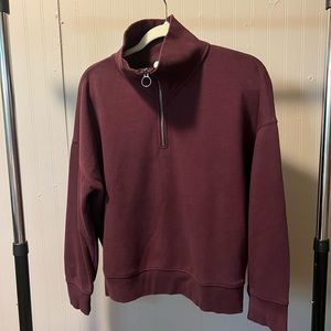 Athleta Sweatshirt Jacket 3/4 Zip - Women’s Size Small